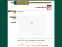 Tablet Screenshot of lisboarestaurant.com